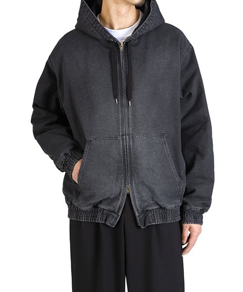 marka（マーカ）の「marka / マーカ：WORKERS PARKA -ORGANIC COTTON DUCK-：M25C01BL01C[COR]（その他アウター・メンズ・ブラック/ネイビー・2(M)/1(S)/3(L)）」の9枚目の写真