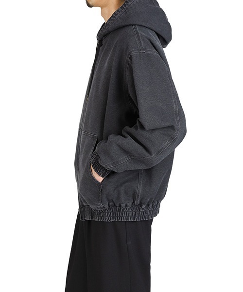 marka（マーカ）の「marka / マーカ：WORKERS PARKA -ORGANIC COTTON DUCK-：M25C01BL01C[COR]（その他アウター・メンズ・ブラック/ネイビー・2(M)/1(S)/3(L)）」の10枚目の写真