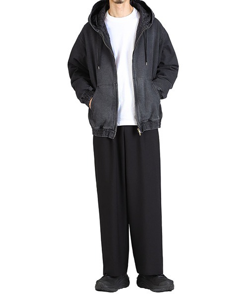 marka（マーカ）の「marka / マーカ：WORKERS PARKA -ORGANIC COTTON DUCK-：M25C01BL01C[COR]（その他アウター・メンズ・ブラック/ネイビー・2(M)/1(S)/3(L)）」の12枚目の写真