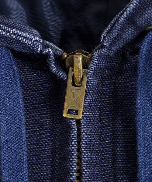 marka（マーカ）の「marka / マーカ：WORKERS PARKA -ORGANIC COTTON DUCK-：M25C01BL01C[COR]（その他アウター・メンズ・ブラック/ネイビー・2(M)/1(S)/3(L)）」の14枚目の写真