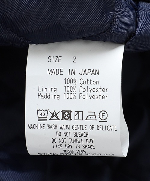 marka（マーカ）の「marka / マーカ：WORKERS PARKA -ORGANIC COTTON DUCK-：M25C01BL01C[COR]（その他アウター・メンズ・ブラック/ネイビー・2(M)/1(S)/3(L)）」の18枚目の写真