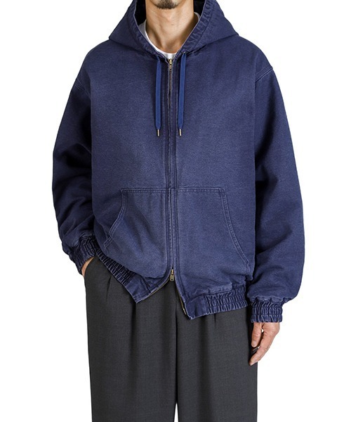 marka（マーカ）の「marka / マーカ：WORKERS PARKA -ORGANIC COTTON DUCK-：M25C01BL01C[COR]（その他アウター・メンズ・ブラック/ネイビー・2(M)/1(S)/3(L)）」の19枚目の写真