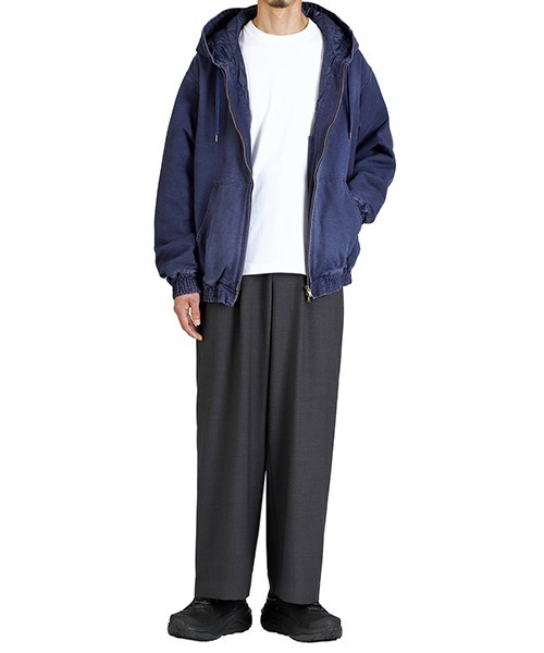 marka（マーカ）の「marka / マーカ：WORKERS PARKA -ORGANIC COTTON DUCK-：M25C01BL01C[COR]（その他アウター・メンズ・ブラック/ネイビー・2(M)/1(S)/3(L)）」の22枚目の写真