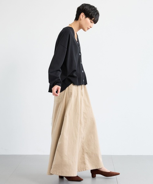 BARNYARDSTORM（バンヤードストーム）の「BARNYARDSTORM / コーデュロイフレアースカート / マシンウォッシャブル 【「BABALOG」チャンネルご紹介アイテム】（スカート・レディース・ブラウン/ベージュ・S/M）」の7枚目の写真