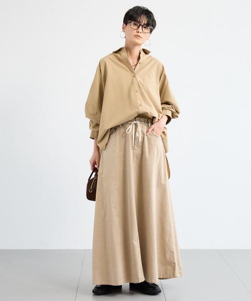 BARNYARDSTORM（バンヤードストーム）の「BARNYARDSTORM / コーデュロイフレアースカート / マシンウォッシャブル 【「BABALOG」チャンネルご紹介アイテム】（スカート・レディース・ブラウン/ベージュ・S/M）」の13枚目の写真