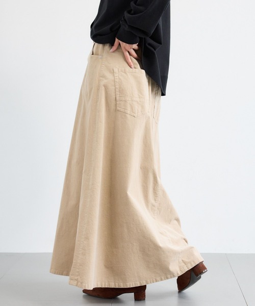 BARNYARDSTORM（バンヤードストーム）の「BARNYARDSTORM / コーデュロイフレアースカート / マシンウォッシャブル 【「BABALOG」チャンネルご紹介アイテム】（スカート・レディース・ブラウン/ベージュ・S/M）」の5枚目の写真