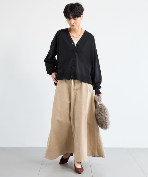 BARNYARDSTORM（バンヤードストーム）の「BARNYARDSTORM / コーデュロイフレアースカート / マシンウォッシャブル 【「BABALOG」チャンネルご紹介アイテム】（スカート・レディース・ブラウン/ベージュ・S/M）」の17枚目の写真