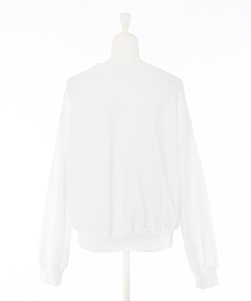 Narcissus（ナルシス）の「クロップドスウェット（スウェット・レディース・ホワイト/ネイビー・FREE）」の11枚目の写真