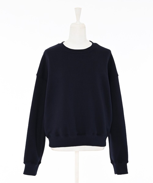 Narcissus（ナルシス）の「クロップドスウェット（スウェット・レディース・ホワイト/ネイビー・FREE）」の12枚目の写真