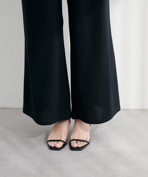 natural couture(ナチュラルクチュール)の「【WEB限定】ストレッチペプラムオールインワン(つなぎ/オールインワン・レディース・グレー/ブラック/グレイッシュベージュ・FREE)」の14枚目の写真