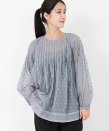 UNIVERVAL MUSE | ノアールドット_ピンタックドットJQブラウス(シャツ/ブラウス)