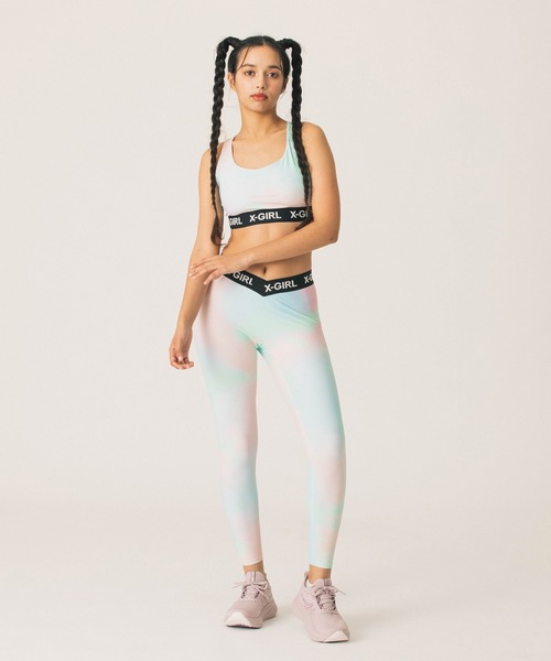 X-girl SPORTS（エックスガールスポーツ）の「MARBLE SPORTS BRA（スポーツブラ・レディース・マルチ・MEDIUM/LARGE）」の3枚目の写真