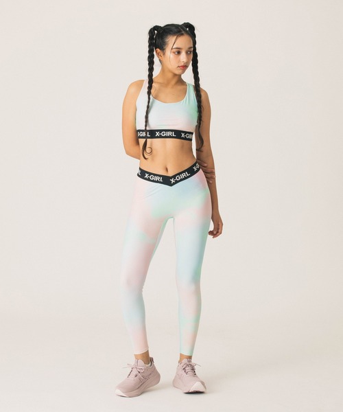 X-girl SPORTS（エックスガールスポーツ）の「MARBLE SPORTS BRA（スポーツブラ・レディース・マルチ・MEDIUM/LARGE）」の5枚目の写真
