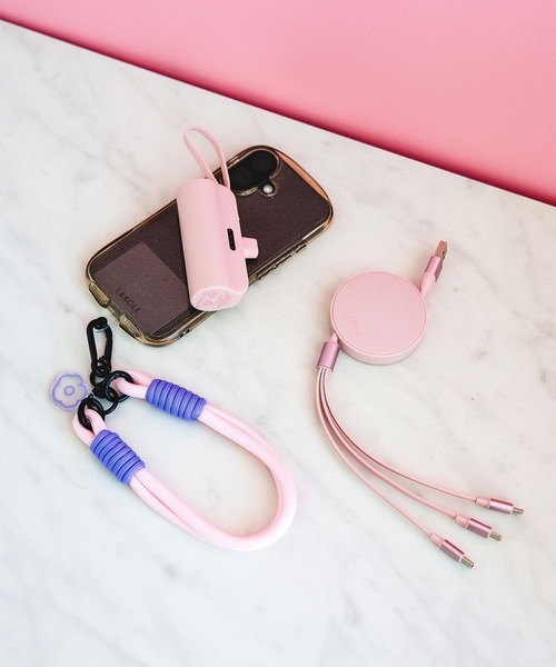 セール】FLOWERハンドストラップ / 581643（スマホグッズ）｜LAKOLE