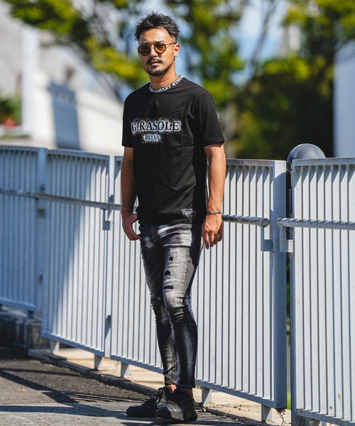 adamsJUGGLER（アダムスジャグラー）の「RTEGG.ベルヴァティー（Tシャツ/カットソー・メンズ・ブラック/ホワイト・S/M/L/XL/XXL）」の18枚目の写真