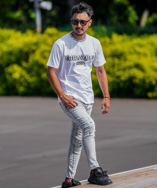 adamsJUGGLER（アダムスジャグラー）の「RTEGG.ベルヴァティー（Tシャツ/カットソー・メンズ・ブラック/ホワイト・S/M/L/XL/XXL）」の13枚目の写真