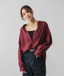 シアー」に該当するトップス（レッド/赤色系）ファッション通販