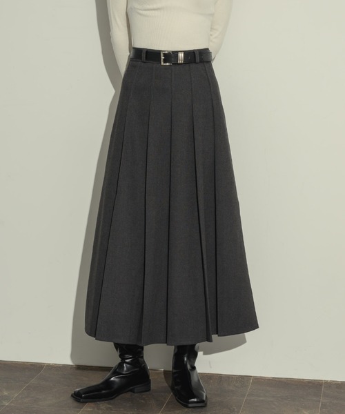 クラシックプリーツミディスカート（スカート）｜NEUNA（ヌナ）の