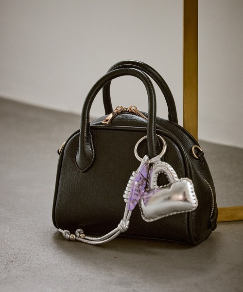 【8/27迄値下げ中‼️新品タグ付き　R&D.M.Co- レザーボストンバッグ S 8/27迄値下げ中‼️新品タグ付きR&D.M.Co- レザーボストンバッグ S