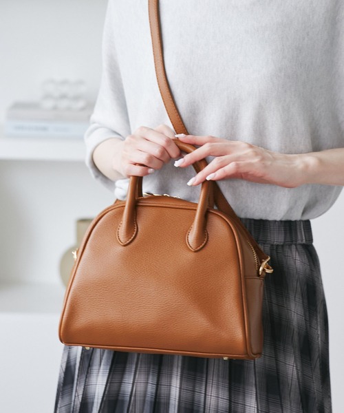 ROPE' PICNIC(ロペピクニック)の「旅するボストンバッグ ソフトシンセティックレザーボストンバッグ/軽量(ボストンバッグ・レディース・ブラック/ブラウン系その他/ピンク系その他・FREE)」の17枚目の写真