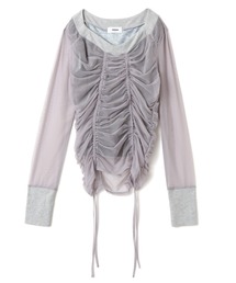 atmos pink | atmos pink See-through Layered LS T-shirt / アトモス ピンク シースルー レイヤード エルエス ティーシャツ(Tシャツ/カットソー)