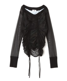 atmos pink | atmos pink See-through Layered LS T-shirt / アトモス ピンク シースルー レイヤード エルエス ティーシャツ(Tシャツ/カットソー)