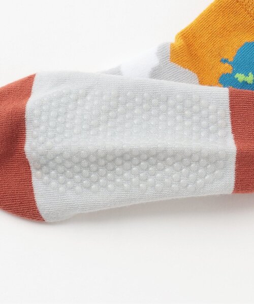 kladskap（クレードスコープ）の「恐竜ショートソックス2足セット（ソックス/靴下・キッズ・ベージュ/ブラック・L(18-20cm)/M(16-18cm)/S(13-15cm)/11-13cm）」の5枚目の写真