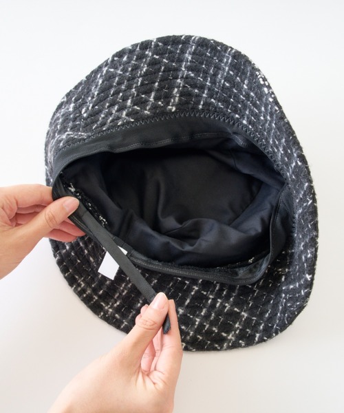 セール】キャスケット ”ざっくり ツイード”（キャスケット）｜estaa