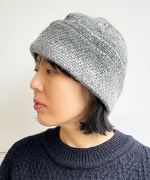 yield(�C�[���h)�́yBasiquenti�zOmbre yarn Crochet Hat BCD-Y52070(�j�b�g�L���b�v/�r�[�j�[)