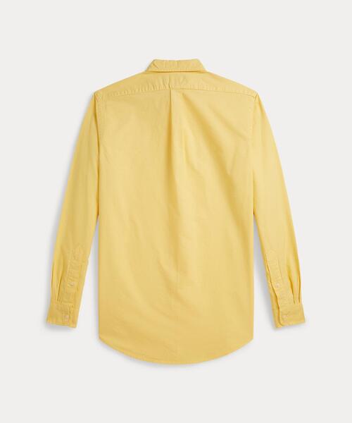 POLO RALPH LAUREN(ポロ ラルフ ローレン)の「クラシック フィット ガーメントダイド オックスフォード シャツ(シャツ/ブラウス・メンズ・イエロー・S/M/L/XL/XS/XXL)」の5枚目の写真