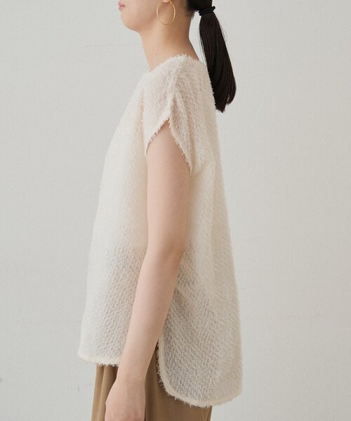 LOUNGEDRESS フェザーフレンチブラウス フェザーフレンチブラウス（シャツ/ブラウス）｜LOUNGEDRESS