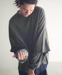 mlt5400-wide boxcut layered long sleeve 長袖Tシャツ(AP2524023)