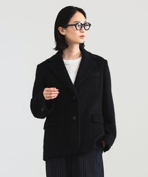 【新品タグ付き】デミルクスビームス ウールツイル テーラードジャケット 38 デミルクスビームス Demi-Luxe BEAMS ポリウール金ボタンダブル