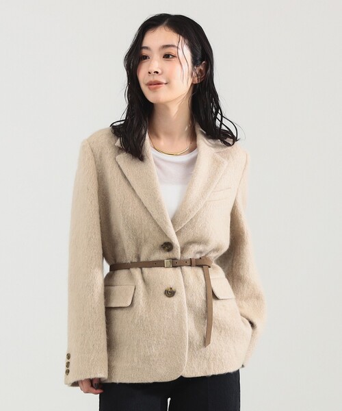 セール】【1/15再値下げ】モヘヤループ シャギー ジャケット