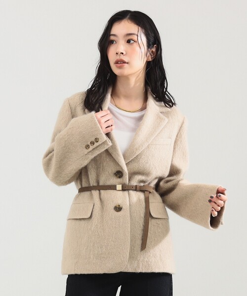 美品 デミルクス ビームス 2,8万円 ソフトジャケット ベージュ系 Z68 美品 デミルクス ビームス 2,8万円 ソフトジャケット ベージュ系 Z68