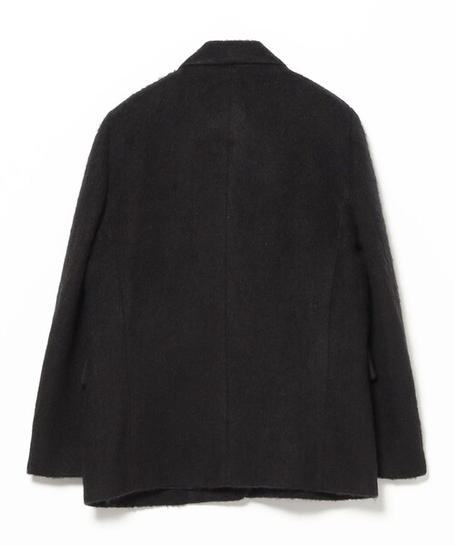 Demi-Luxe BEAMS(デミルクス ビームス)の「【1/15再値下げ】モヘヤループ シャギー ジャケット(テーラードジャケット・レディース・ブラック/オートミール・38/36)」の21枚目の写真