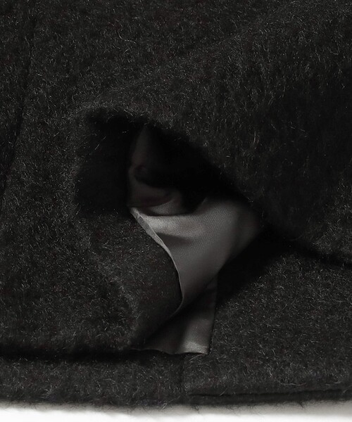 Demi-Luxe BEAMS(デミルクス ビームス)の「【1/15再値下げ】モヘヤループ シャギー ジャケット(テーラードジャケット・レディース・ブラック/オートミール・38/36)」の22枚目の写真