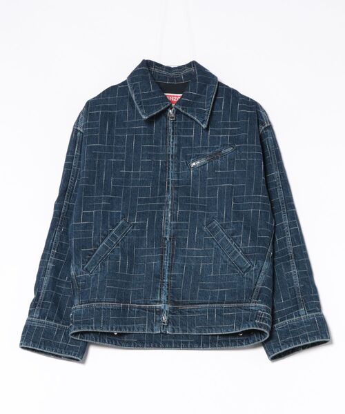 【新品未使用】KENZO デニムジャケット poppy KENZO POPPY ケンゾー ポピー デニムジャケット スカイブルー