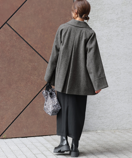 追加》尾州ウールスーパー100Aラインコート（ステンカラーコート