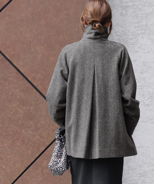 新品relume 尾州ウールスーパー100Aラインコート 追加予約》尾州ウールスーパー100Aラインコート（ステンカラー