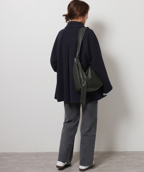 追加》尾州ウールスーパー100Aラインコート（ステンカラーコート