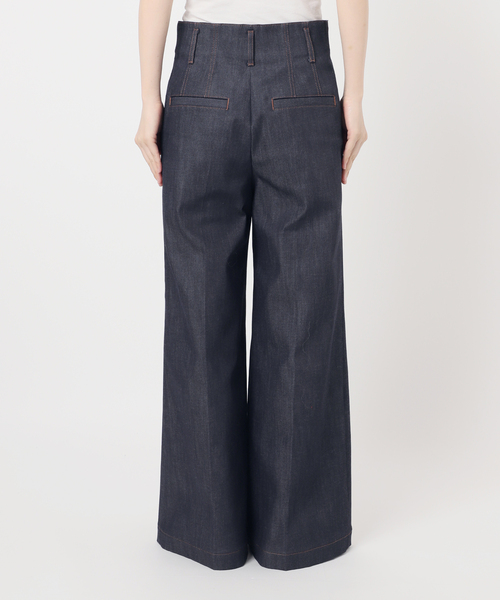 Noble（ノーブル）の「デニムライクスラックス（デニムパンツ・レディース・ネイビー・36/38）」の19枚目の写真