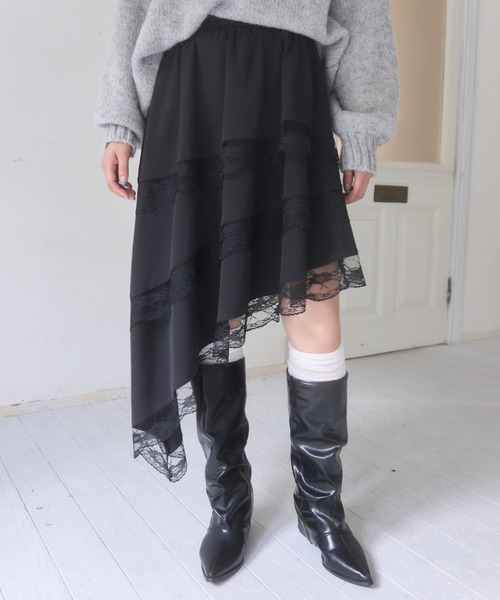 mellowneon(メロウネオン)の「カバー風ギャザーベルトロングブーツ(ブーツ・レディース・ブラック/ブラウン/アイボリー・SMALL/MEDIUM)」の5枚目の写真