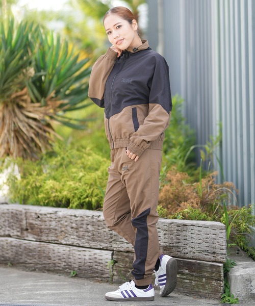 X-girl SPORTS/エックスガールスポーツ WIND UP JACKET ナイロン