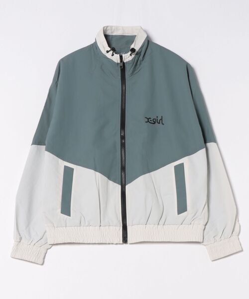 X-girl SPORTS/エックスガールスポーツ WIND UP JACKET ナイロン