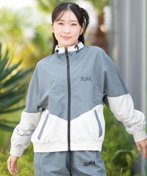 セール】X-girl SPORTS/エックスガールスポーツ WIND UP JACKET