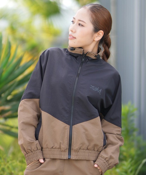 セール】X-girl SPORTS/エックスガールスポーツ WIND UP JACKET