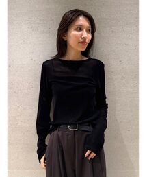 styling/ | フロッキーチュール2WAYトップス(Tシャツ/カットソー)