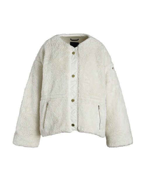 TATRAS（タトラス）の「TATRAS(タトラス) ANNABELLA アナベラ（ブルゾン・レディース・ライトグレー/ブラック/アイボリー・1/2/3）」の2枚目の写真