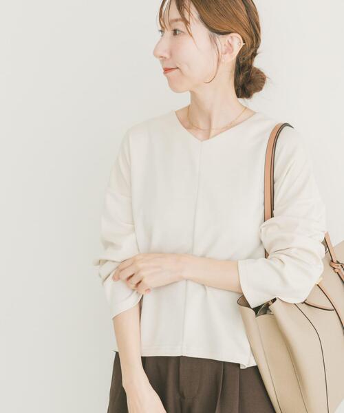 セール】ポンチVネックカットソー（Tシャツ/カットソー）｜ITEMS